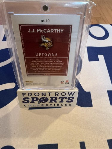 2024 Panini Donruss Optic - Uptowns J.J. McCarthy #10 (RC)