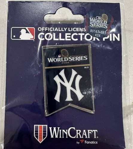 2024 World Series Banner Pin - New York Yankees Los Angeles Dodgers ALCS NLCS