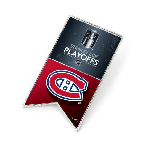 2025 NHL Stanley Cup Playoffs Montreal Canadiens Banner Pin