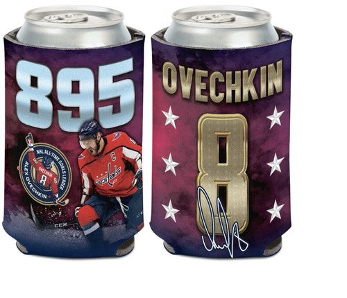 Washington Capitals Alexander Ovechkin 895 NHL Goal Record Can Cooler 4/6/25