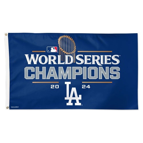 2024 World Series Champions Los Angeles Dodgers Deluxe Flag 3x5