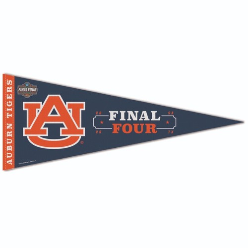 Auburn Tigers 2025 Final Four NCAA Tournament San Antonio Pennant