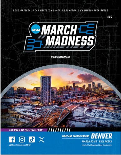 2025 NCAA Tournament Basketball 1st And 2nd Round Program Denver