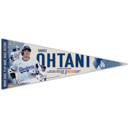 2024 NL MVP Shohei Ohtani Pennant Los Angeles Dodgers World Series MLB