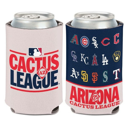 2025 MLB Spring Training Cactus League Can Cooler Dodgers Angels Rangers Cubs