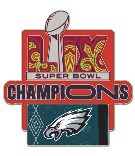2024 2025 NFL Super Bowl LIX Champions Philadelphia Eagles Pin V4
