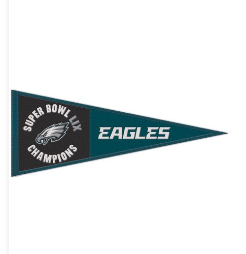 2024 2025 NFL Super Bowl LIX Champions Philadelphia Eagles Wool Pennant