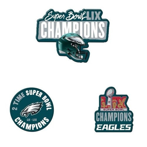 2025 SUPER BOWL LIX CHAMPIONS PHILADELPHIA EAGLES Acrylic Magnet Set