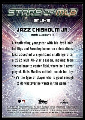 2022 Topps 1st Edition - Stars of MLB #SMLB-10 Jazz Chisholm Jr.