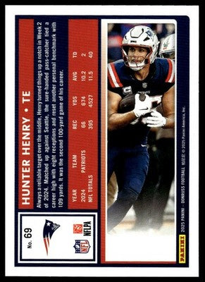 2025 Donruss #69 Hunter Henry