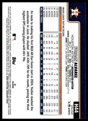2025 Topps Holiday #H44 Yordan Alvarez
