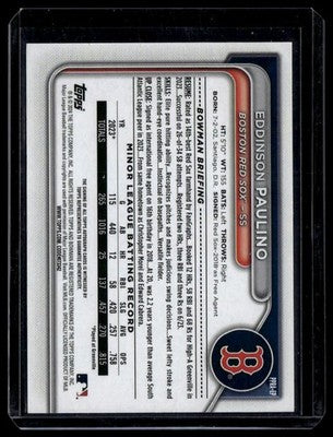 2024 Bowman #PPRA-EP Eddinson Paulino Prospects Autographs