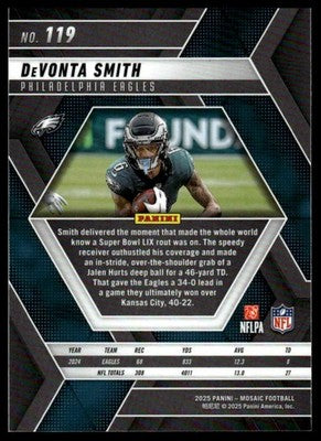 2025 Panini Mosaic #119 DeVonta Smith
