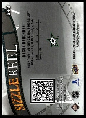 2025-26 Upper Deck #SR-8 Mason Marchment Sizzle Reel