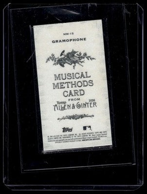 2026 Topps Allen & Ginter #MM-15 Gramophone Mini Musical Methods