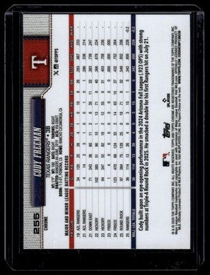 2026 Topps Chrome #255 Cody Freeman