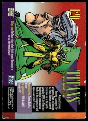 1993 SkyBox Marvel Universe #120 Titans