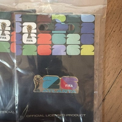 2026 FIFA World Cup Logo Pin Atlanta