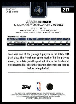2025-26 Topps #217 Joan Beringer