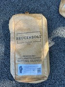Bruce Bolt Premium Pro Long Cuff Batting Gloves Black Large NEW