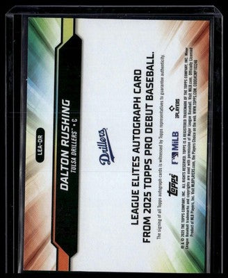 2025 Topps Pro Debut #LE-17 Dalton Rushing League Elites