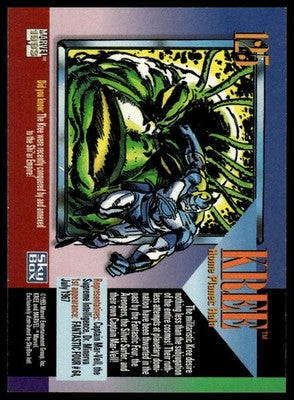 1993 SkyBox Marvel Universe #125 Kree