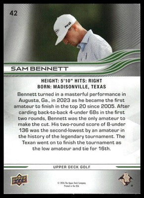 2026 Upper Deck #42 Sam Bennett