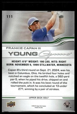 2026 Upper Deck #111 Frankie Capan III