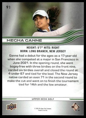 2026 Upper Deck #91 Megha Ganne