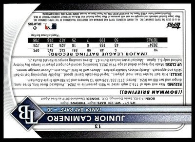 2022 Bowman Draft #BD-14 Carson Williams