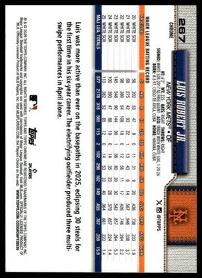 2026 Topps Chrome #267 Luis Robert Jr.