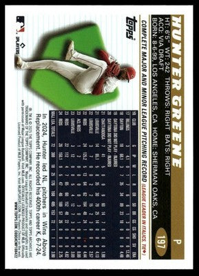 2025 Topps Archives #197 Hunter Greene