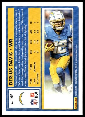 2025 Donruss #149 Derius Davis