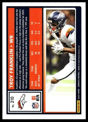 2025 Donruss #210 Troy Franklin