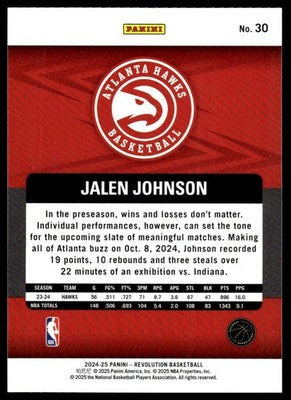 2024-25 Panini Revolution #30 Jalen Johnson