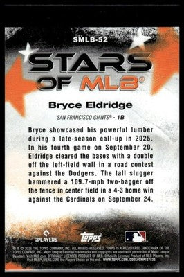 2026 Topps #SMLB-52 Bryce Eldridge Stars of MLB