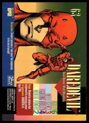 1993 SkyBox Marvel Universe #63 Daredevil