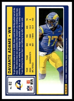 2025 Donruss #82 Davante Adams