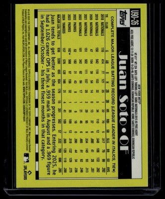 2025 Topps Update #U90-26 Juan Soto 1990 Topps Baseball 35th Anniversary