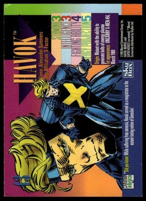 1993 SkyBox Marvel Universe #43 Havok