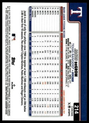 2025 Topps Chrome #214 Jacob deGrom