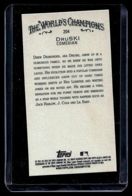 2025 Topps Allen & Ginter #204 Druski Mini Black Border