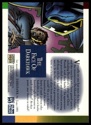 1993 SkyBox Marvel Universe #138 The Face of Darkhawk