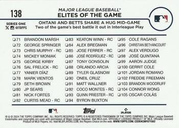 2024 Topps #138 Elites of the Game: Ohtani and Betts
