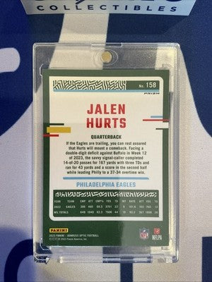 2023 Panini Donruss Optic - Jalen Hurts #158 Holo Prizm
