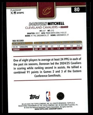 2025-26 Topps #80 Donovan Mitchell