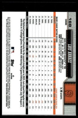 2026 Topps Chrome #168 Luis Arraez