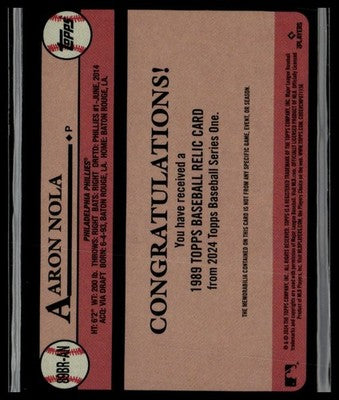 topps aaron Nola