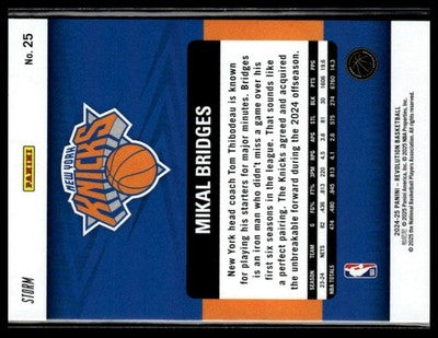 2024-25 Panini Revolution #25 Mikal Bridges