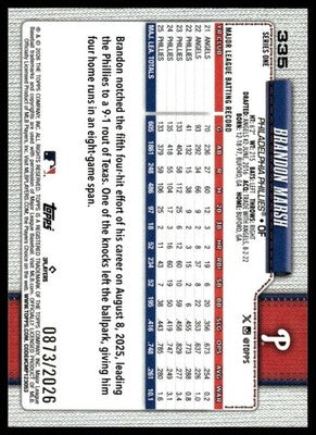 2026 Topps #335 Brandon Marsh